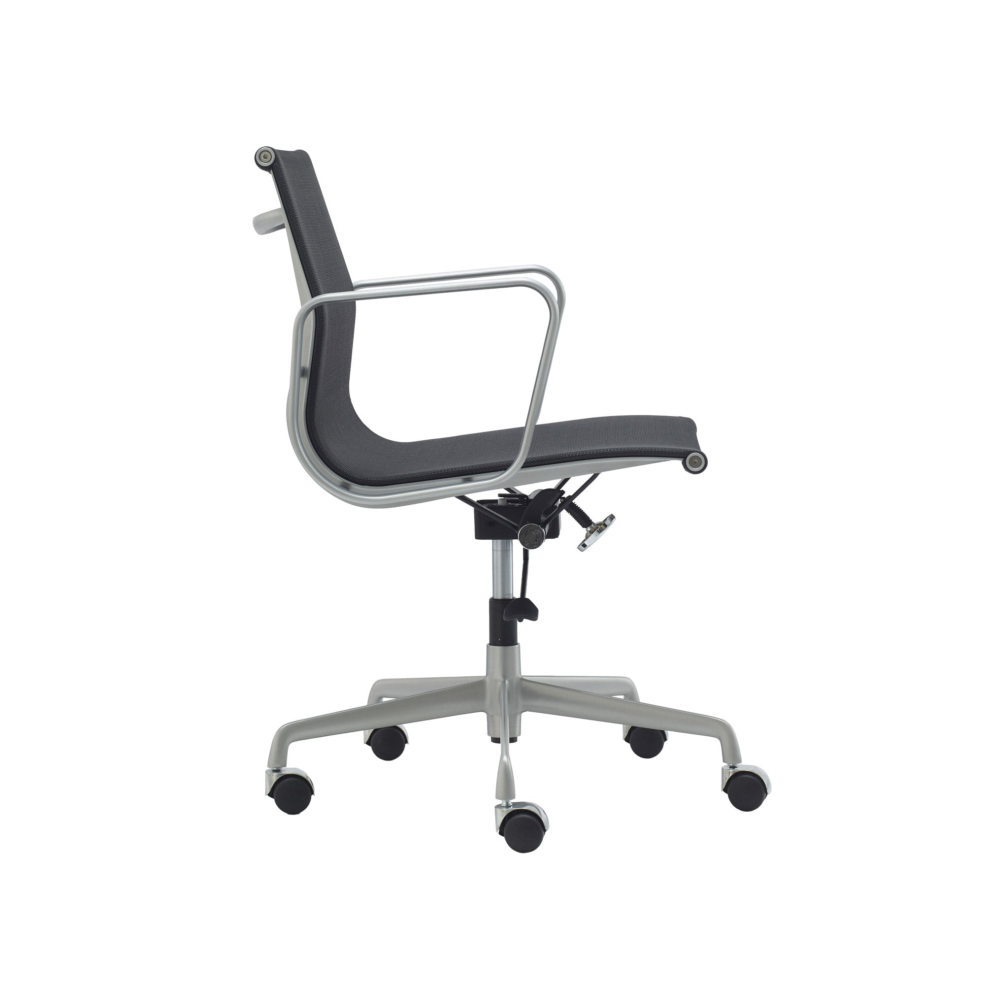 Silla EA117, aluminio satinado